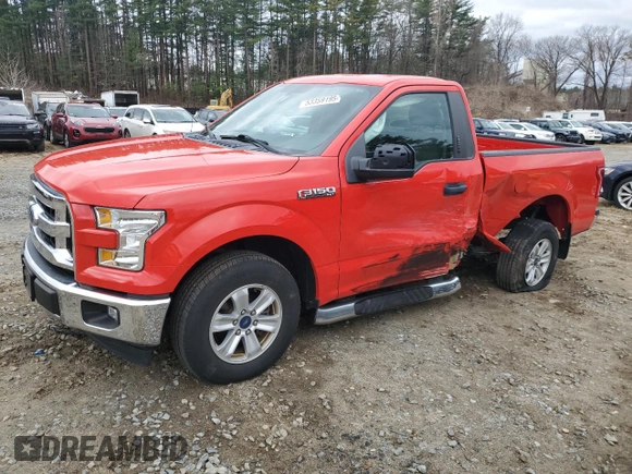 2017 Ford F-150 XL with VIN 1FTMF1CF7HKC57341, listed as a Copart auction lot 53359195 with 64,580 mi miles and Salvage title. Bid and sale history available at DreamBid. Image 1.