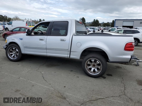 2002 Ford F-150 XLT with VIN 1FTRW07602KE38959, listed as a Copart auction lot 50547095 with 160,908 mi miles and Salvage Title. Bid and sale history available at carsss.com. Image 2.