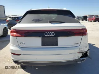 2021 Audi Q8 Premium Plus with VIN WA1BVAF18MD032042, listed as a Copart auction lot 47870175 with 65,764 mi miles and Salvage Title. Bid and sale history available at carsss.com. Image 6.
