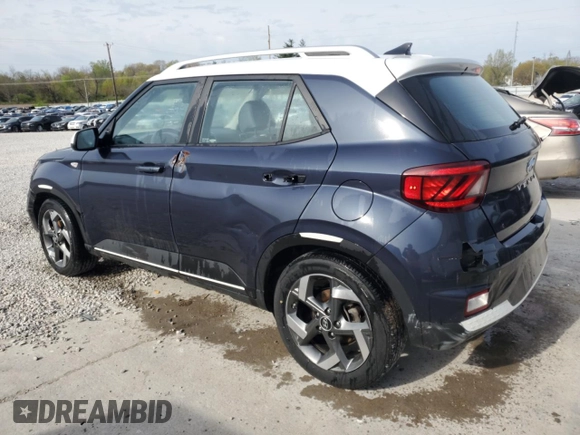 2022 Hyundai Venue SEL z VIN KMHRC8A35NU166774, wystawiony jako Copart lot #53079685 z przebiegiem 80 207 mil mil oraz Szkoda całkowita • Salvage title. Historia ofert i sprzedaży dostępna na DreamBid. Obrazek 2.