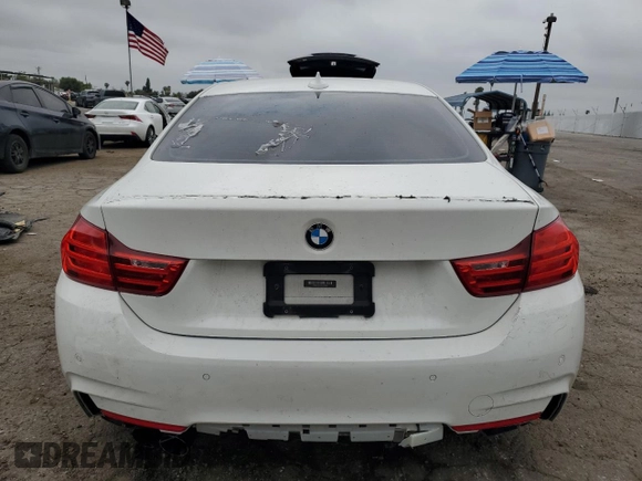 2016 BMW 4 Series 428i with VIN WBA3N7C51GK226963, listed as a Copart auction lot 53151035 with 90,384 mi miles and Salvage title. Bid and sale history available at DreamBid. Image 6.