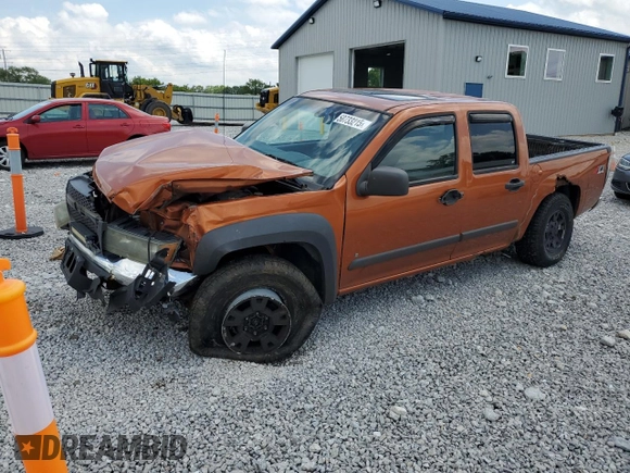 2006 Chevrolet Colorado 3LT z VIN 1GCDT136768227792, wystawiony jako Copart lot #58733215 z przebiegiem 225 400 mil mil oraz Szkoda całkowita • Salvage title. Historia ofert i sprzedaży dostępna na DreamBid. Obrazek 1.