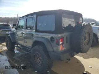 2023 Jeep Wrangler Sport S with VIN 1C4HJXDG8PW675134, listed as a Copart auction lot 85949314 with 19,128 mi miles and Salvage Title. Bid and sale history available at DreamBid. Image 2.