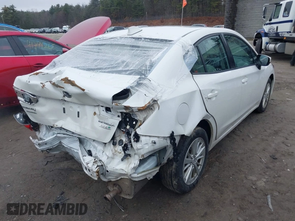 2017 Subaru Impreza Premium with VIN 4S3GKAB61H3612332, listed as a IAAI auction lot 41844756 with 118,754 mi miles. Bid and sale history available at carsss.com. Image 4.