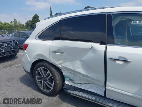 2018 Acura MDX Advance with VIN 5J8YD4H80JL012045, listed as a IAAI auction lot 42343187 with 49,461 mi miles and . Bid and sale history available at DreamBid. Image 6.