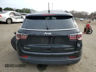 2020 Jeep Compass Limited with VIN 3C4NJDCB6LT154078, listed as a Copart auction lot 51684895 with 44,350 mi miles and Salvage Title. Bid and sale history available at carsss.com. Image 6.