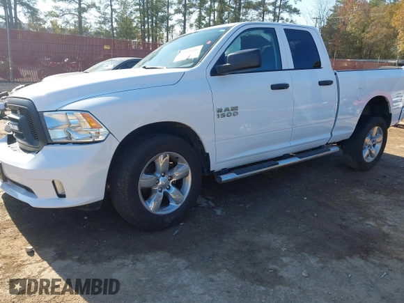 2018 Ram 1500 Express with VIN 1C6RR7FG5JS296222, listed as a IAAI auction lot 40983448 with 61,262 mi miles. Bid and sale history available at carsss.com. Image 18.
