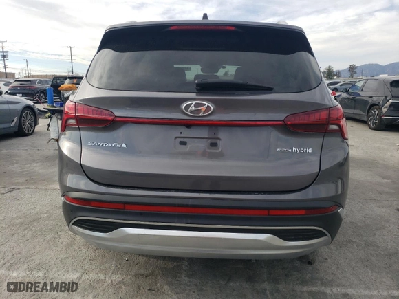 2021 Hyundai Santa Fe Hybrid Limited with VIN KM8S5DA18MU003411, listed as a Copart auction lot 47391445 with 11,033 mi miles and Salvage Title. Bid and sale history available at carsss.com. Image 6.