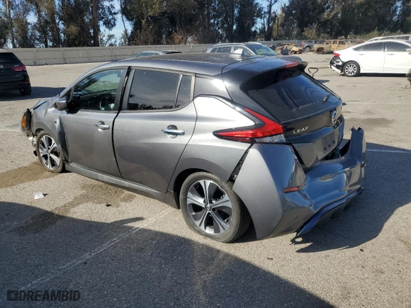 2020 Nissan LEAF SV with VIN 1N4AZ1CPXLC306981, listed as a Copart auction lot 41931795 with 51,160 mi miles and Salvage Title. Bid and sale history available at carsss.com. Image 2.