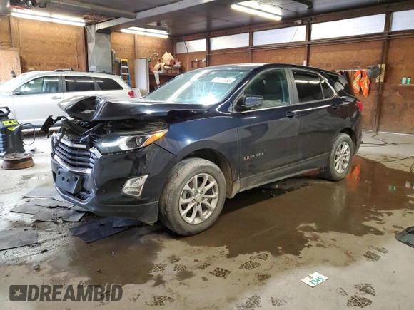 2021 Chevrolet Equinox LT with VIN 3GNAXUEV6MS124002, listed as a Copart auction lot 56940435 with 107,259 mi miles and Salvage title. Bid and sale history available at DreamBid. Image 1.