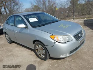 2009 Hyundai Elantra GLS PZEV with VIN KMHDU46D89U743501, listed as a IAAI auction lot 41851581 with 161,535 mi miles. Bid and sale history available at carsss.com. Image 1.