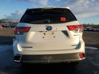 2018 Toyota Highlander Hybrid Limited with VIN 5TDDGRFHXJS039482, listed as a Copart auction lot 86835554 with Not provided miles and Salvage title. Bid and sale history available at DreamBid. Image 6.