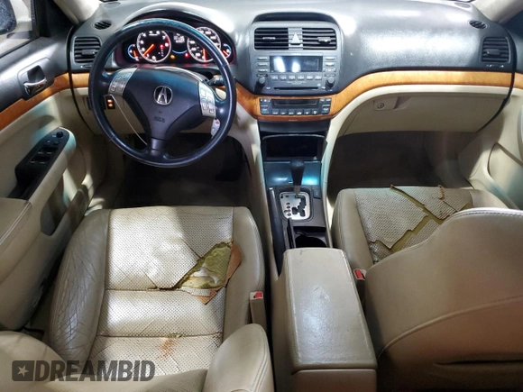 2004 Acura TSX z VIN JH4CL96894C011250, wystawiony jako Copart lot #59692385 z przebiegiem 163 507 mil mil oraz Szkoda całkowita • Salvage title. Historia ofert i sprzedaży dostępna na DreamBid. Obrazek 8.