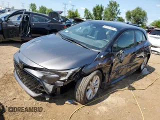 2023 Toyota Corolla Hatchback SE with VIN JTND4MBE1P3192460, listed as a Copart auction lot 63411604 with 7,799 mi miles and Salvage Title. Bid and sale history available at carsss.com. Image 1.