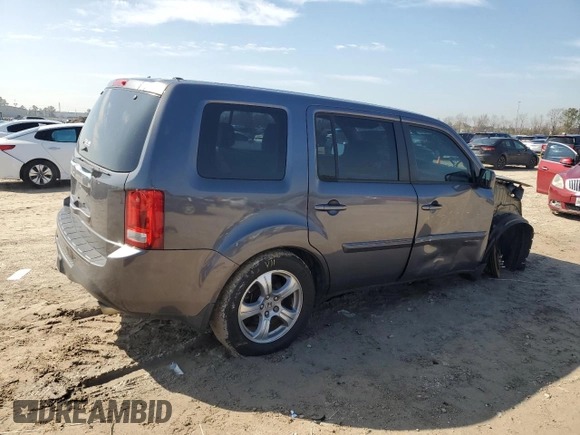 2014 Honda Pilot EX-L with VIN 5FNYF3H71EB002482, listed as a Copart auction lot 46395005 with 115,822 mi miles and Salvage Title. Bid and sale history available at carsss.com. Image 3.