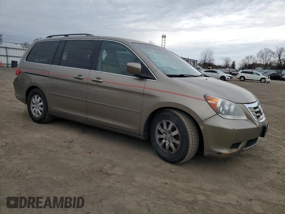 2010 Honda Odyssey EX with VIN 5FNRL3H46AB075666, listed as a Copart auction lot 50724145 with 57,773 mi miles and Salvage Title. Bid and sale history available at carsss.com. Image 4.