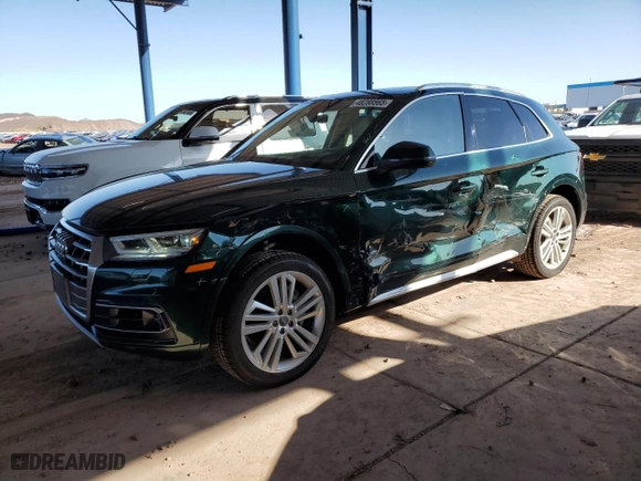 2018 Audi Q5 Prestige with VIN WA1CNAFY6J2117938, listed as a Copart auction lot 48288565 with 39,701 mi miles and Salvage Title. Bid and sale history available at carsss.com. Image 1.