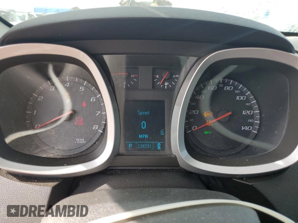 2010 Chevrolet Equinox 1LT with VIN 2CNALDEW2A6331618, listed as a Copart auction lot 53896245 with 238,231 mi miles and Salvage Title. Bid and sale history available at DreamBid. Image 9.
