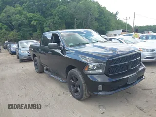 2014 Ram 1500 Tradesman with VIN 1C6RR7KT7ES147576, listed as a IAAI auction lot 42529893 with 163,101 mi miles and . Bid and sale history available at DreamBid. Image 1.