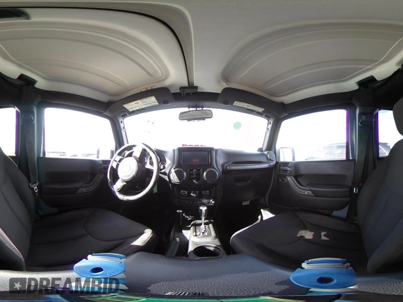 2014 Jeep Wrangler Unlimited Sport with VIN 1C4BJWDG9EL309763, listed as a IAAI auction lot 41378132 with 117,029 mi miles. Bid and sale history available at carsss.com. Image 21.