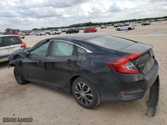 2018 Honda Civic Sedan LX with VIN 19XFC2F53JE032725, listed as a Copart auction lot 78812634 with 0 mi miles and Salvage Title. Bid and sale history available at carsss.com. Image 2.
