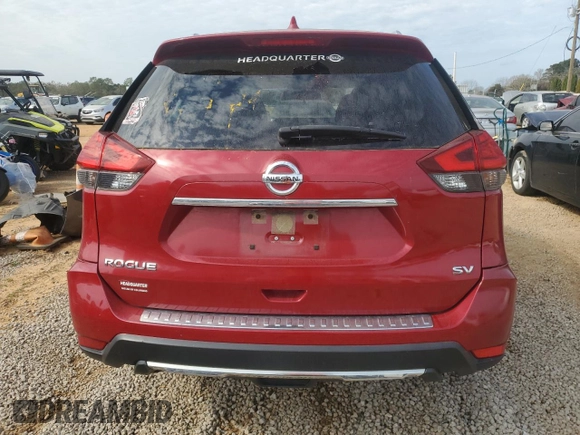 2017 Nissan Rogue S with VIN JN8AT2MT6HW393849, listed as a Copart auction lot 43326035 with 81,459 mi miles and Salvage Title. Bid and sale history available at carsss.com. Image 6.