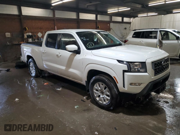 2022 Nissan Frontier SV with VIN 1N6ED1FK1NN673640, listed as a Copart auction lot 67550184 with 0 mi miles and Salvage Title. Bid and sale history available at carsss.com. Image 4.