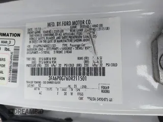 2013 Ford Fusion S with VIN 3FA6P0G76DR211501, listed as a IAAI auction lot 42095275 with 205,716 mi miles. Bid and sale history available at carsss.com. Image 9.