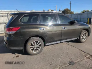 2016 Nissan Pathfinder Platinum with VIN 5N1AR2MMXGC621687, listed as a Copart auction lot 55285985 with 131,996 mi miles and Clean Title. Bid and sale history available at carsss.com. Image 3.