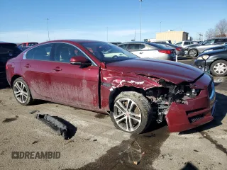 2017 Jaguar XE 35t Premium with VIN SAJAJ4BV6HA972095, listed as a Copart auction lot 43234925 with 57,599 mi miles and Salvage Title. Bid and sale history available at carsss.com. Image 4.