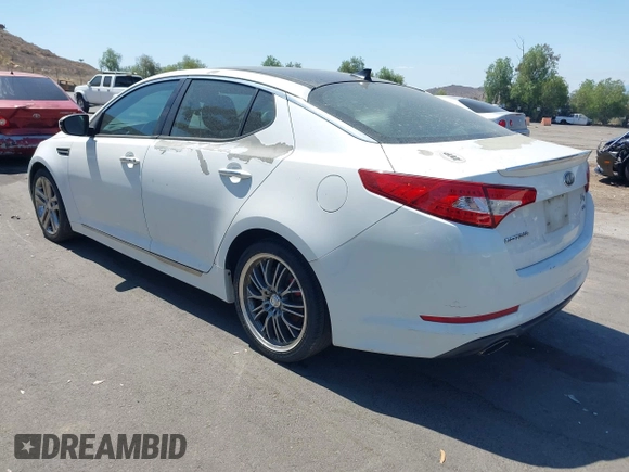 2013 Kia Optima SX with VIN 5XXGR4A64DG239506, listed as a IAAI auction lot 42406234 with 158,626 mi miles and . Bid and sale history available at DreamBid. Image 3.