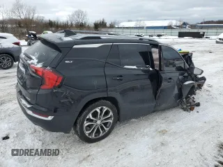 2018 GMC Terrain SLT with VIN 3GKALVEX3JL217694, listed as a Copart auction lot 87689185 with 76,081 mi miles and Salvage Title. Bid and sale history available at carsss.com. Image 3.