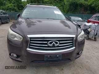 2013 Infiniti JX35 z VIN 5N1AL0MMXDC306339, wystawiony jako IAAI lot #42364060 z przebiegiem 237 711 mil mil oraz . Historia ofert i sprzedaży dostępna na DreamBid. Obrazek 6.