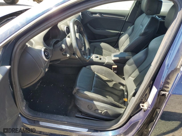 2017 Audi A3 Sportback e-tron Premium Plus with VIN WAUTPBFF7HA146009, listed as a Copart auction lot 58460494 with 124,656 mi miles and Salvage Title. Bid and sale history available at carsss.com. Image 7.