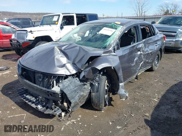 2019 Nissan Sentra SR with VIN 3N1AB7AP7KY385622, listed as a IAAI auction lot 41611546 with 70,796 mi miles. Bid and sale history available at carsss.com. Image 18.