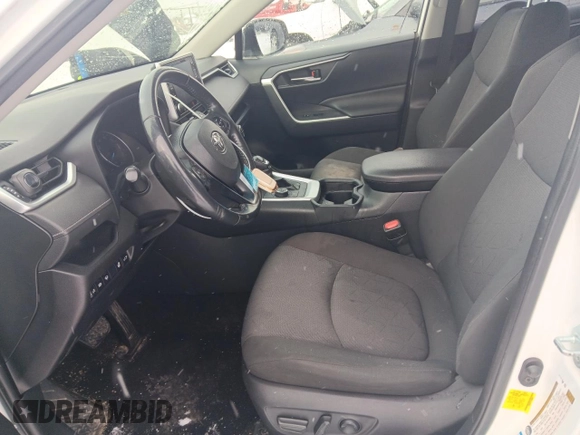 2019 Toyota RAV4 Hybrid XLE with VIN JTMRWRFV8KD004029, listed as a Copart auction lot 48261625 with 0 mi miles and Salvage Title. Bid and sale history available at carsss.com. Image 7.