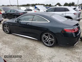 2018 Mercedes-Benz S 63 AMG with VIN WDDXJ8JB4JA034163, listed as a Copart auction lot 74268564 with Not Provided miles and Salvage Title. Bid and sale history available at DreamBid. Image 2.