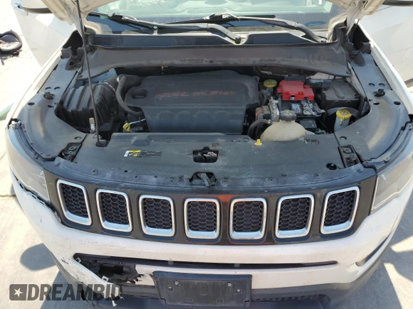 2020 Jeep Compass Latitude with VIN 3C4NJCBB7LT169197, listed as a Copart auction lot 74773554 with 107,814 mi miles and Salvage title. Bid and sale history available at DreamBid. Image 12.