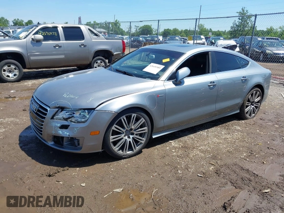2012 Audi A7 Prestige with VIN WAU2GAFC3CN134940, listed as a IAAI auction lot 42649389 with 163,450 mi miles and . Bid and sale history available at DreamBid. Image 19.