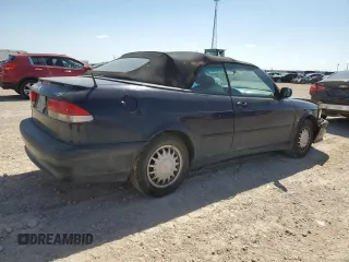 2002 Saab 9-3 SE with VIN YS3DF78K227008263, listed as a Copart auction lot 50260955 with 169,598 mi miles and Salvage Title. Bid and sale history available at carsss.com. Image 3.