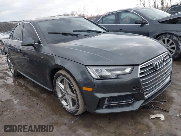 2017 Audi A4 with VIN WAUPNAF49HA176712, listed as a IAAI auction lot 41447809 with 43,941 mi miles and . Bid and sale history available at DreamBid. Image 1.