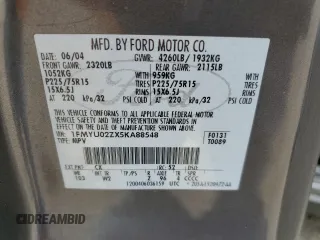 2005 Ford Escape XLS Value with VIN 1FMYU02ZX5KA88548, listed as a Copart auction lot 64025804 with 176,155 mi miles and Salvage Title. Bid and sale history available at carsss.com. Image 13.