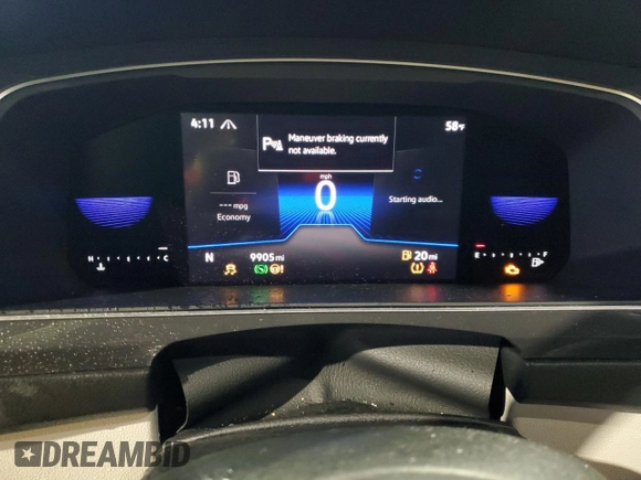 2022 Volkswagen Tiguan SE R-Line Black with VIN 3VV8B7AX1NM155177, listed as a Copart auction lot 83462284 with 9,905 mi miles and Salvage Title. Bid and sale history available at DreamBid. Image 9.