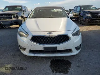 2015 Kia Cadenza Premium with VIN KNALN4D74F5172280, listed as a Copart auction lot 69117414 with 0 mi miles and Salvage Title. Bid and sale history available at carsss.com. Image 5.