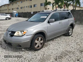 2005 Mitsubishi Outlander XLS with VIN JA4LX41F55U038885, listed as a Copart auction lot 69919634 with 226,563 mi miles and Salvage Title. Bid and sale history available at carsss.com. Image 1.