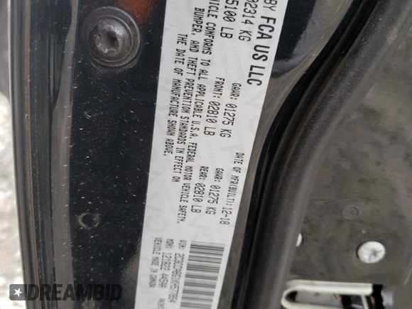 2019 Chrysler 300 S z VIN 2C3CCABG1KH577854, wystawiony jako Copart lot #47321705 z przebiegiem 112 511 mil mil oraz Szkoda całkowita • Salvage title. Historia ofert i sprzedaży dostępna na DreamBid. Obrazek 14.