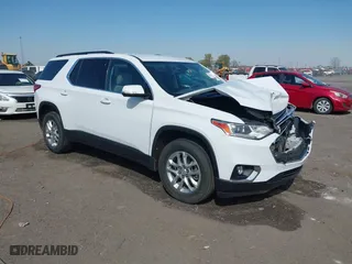 2019 Chevrolet Traverse LT Cloth with VIN 1GNERGKW5KJ258170, listed as a IAAI auction lot 41892901 with 132,490 mi miles. Bid and sale history available at carsss.com. Image 1.