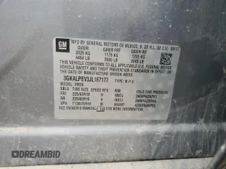 2018 GMC Terrain SLT with VIN 3GKALPEV3JL167177, listed as a Copart auction lot 47607845 with 112,222 mi miles and Salvage Title. Bid and sale history available at DreamBid. Image 13.