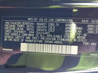 2016 Volvo XC90 T6 Inscription with VIN YV4A22PL2G1001341, listed as a IAAI auction lot 41889096 with 88,354 mi miles. Bid and sale history available at carsss.com. Image 9.
