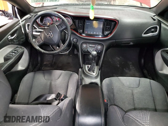 2016 Dodge Dart SXT with VIN 1C3CDFBB6GD539975, listed as a Copart auction lot 45811855 with 62,629 mi miles and Salvage Title. Bid and sale history available at carsss.com. Image 8.